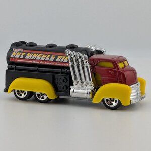 Hot Wheels Fast Gassin’ Tanker Truck Diecast – Black & Red – Loose